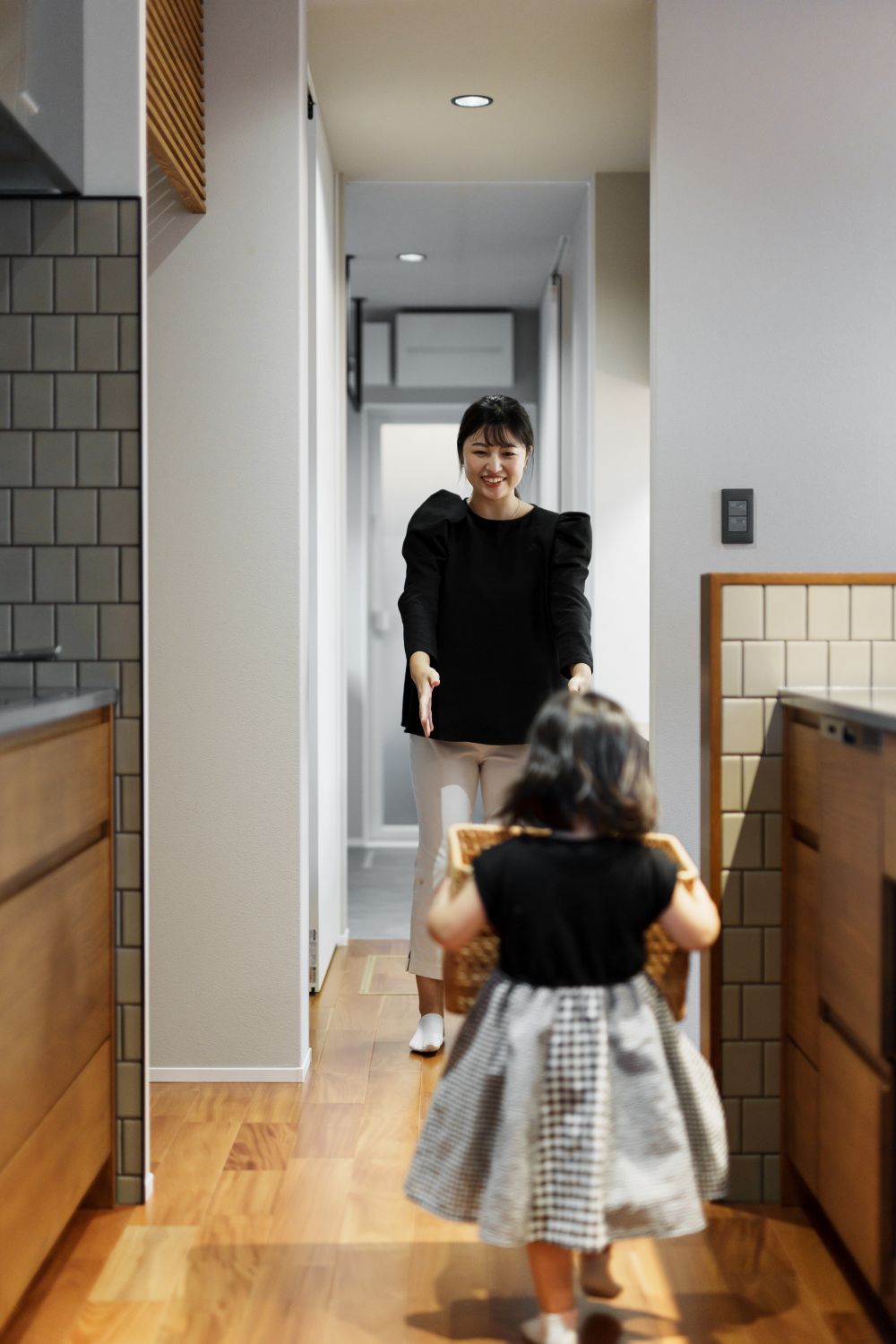 子ども達がお手伝いしたくなる家事動線