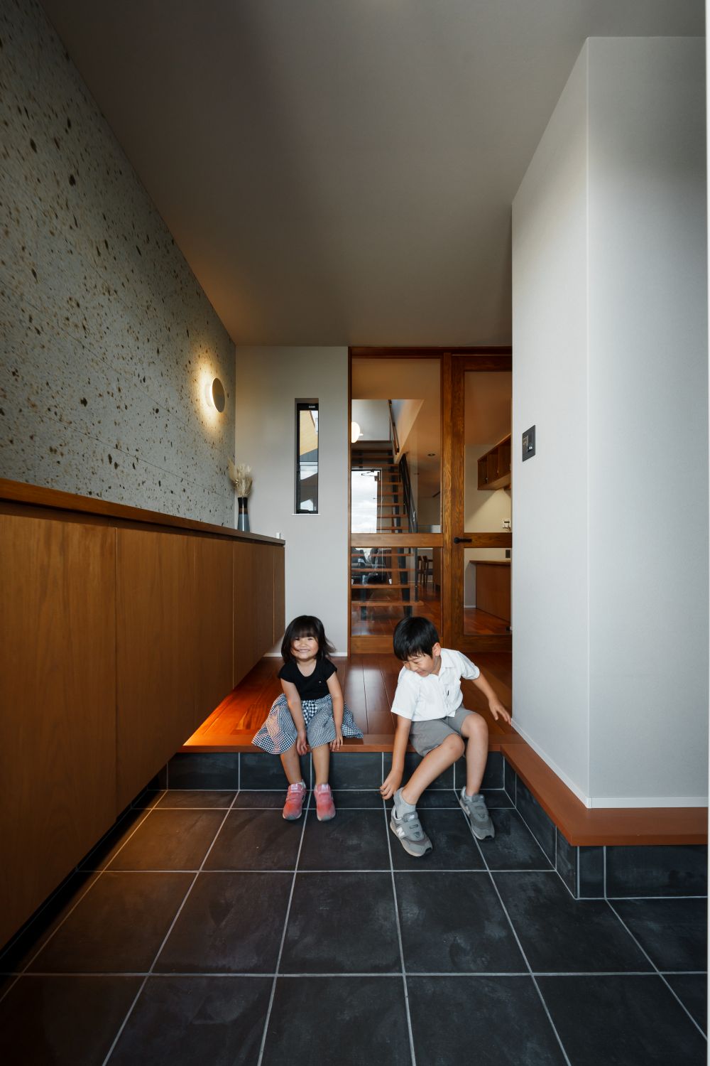 子どもが靴を履きやすい玄関