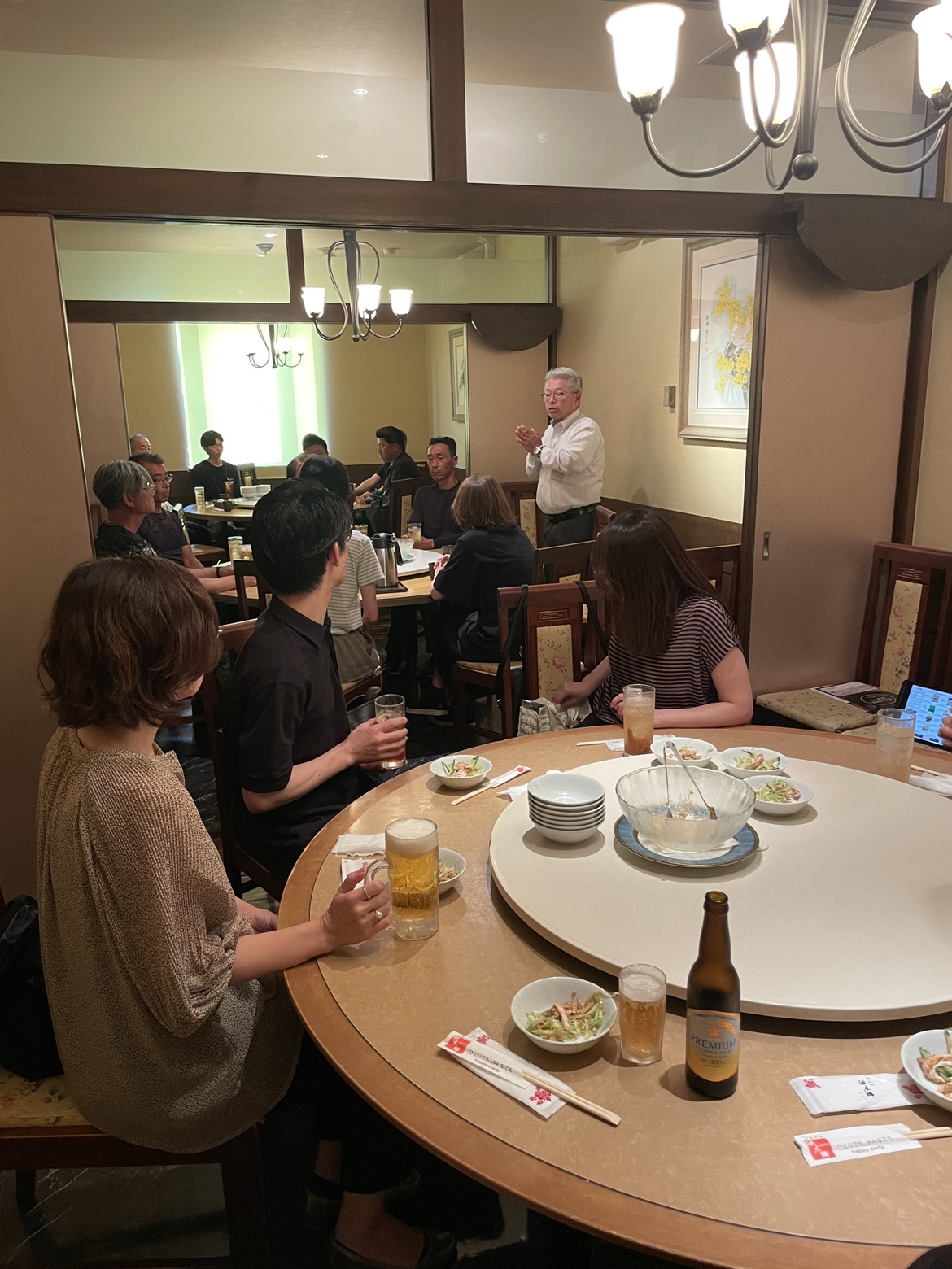懇親会